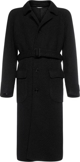 Dolce & Gabbana Single-Breasted Belt Waist Coat