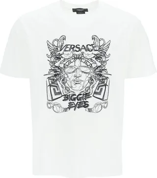 Versace Medusa Head-Printed Crewneck T-Shirt