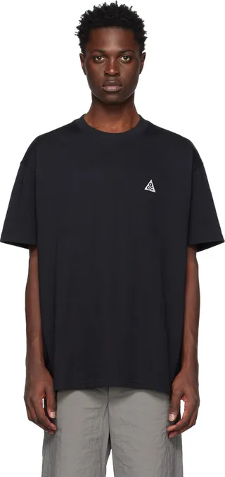 Nike Black Embroidered T-Shirt