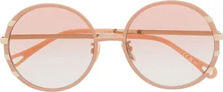 Oversized Round Frame Sunglasses