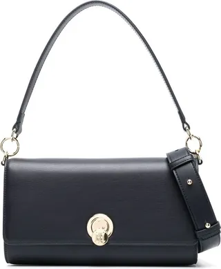 Chic leather shoulder bag