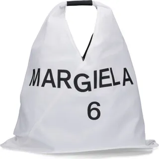 MM6 Maison Margiela Logo Printed Tote Bag