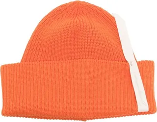 Ribbed-Knit Beanie Hat