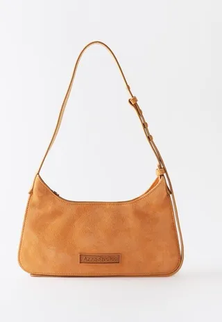 Platt Mini Suede Shoulder Bag