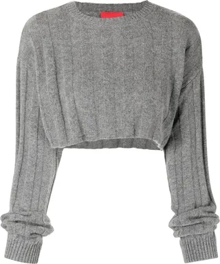 Remy cropped knit top