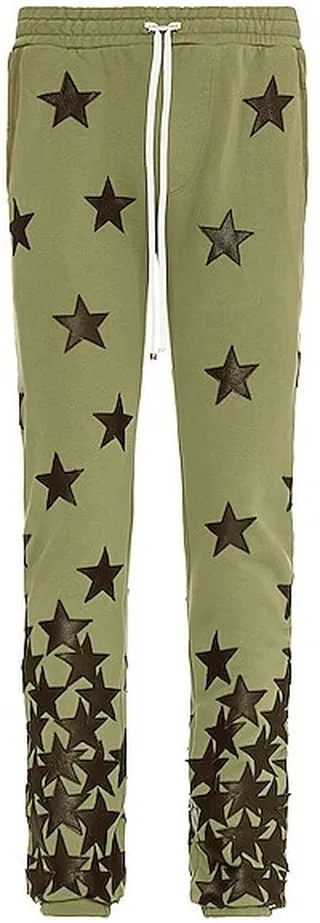 Amiri Chemist Star Sweatpants in Green