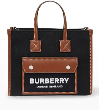 Freya Canvas & Leather Tote Bag