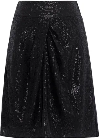 Jeyna gathered fil coupé silk-blend chiffon mini skirt