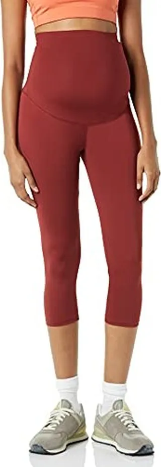 Amazon Essentials Women's Active Sculpt Crop Maternity Leggings