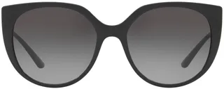 54mm Mirrored Cat Eye Sunglasses
