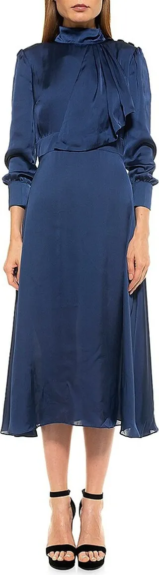 Satin Midi Dress