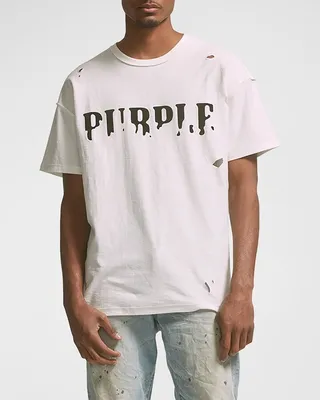Men's Inside-Out Textured Logo T-Shirt