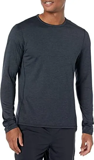 Amazon Brand - Peak Velocity Men's Thermal Long Sleeve Athletic-Fit Shirt
