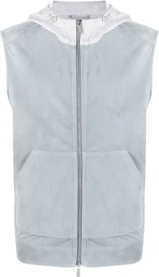 Pouch-Pocket Hooded Gilet