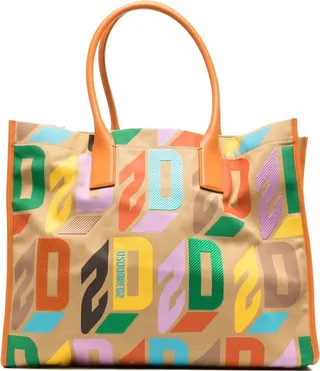 Monogram-Print Shoulder Bag