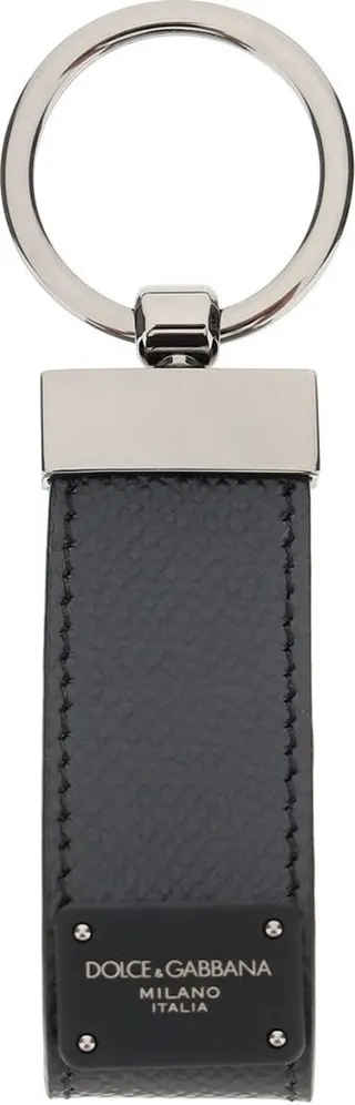 Key Ring In Dauphine Calfskin