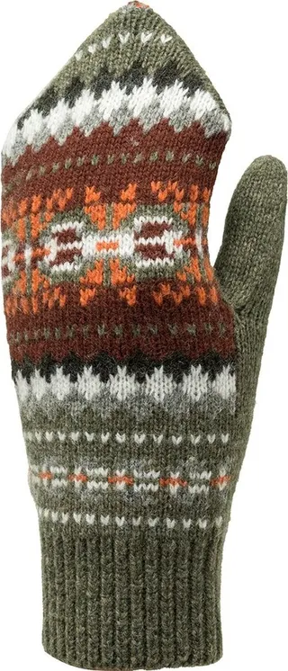 Basin and Range Fair Isle Stripe Mittens - Women's