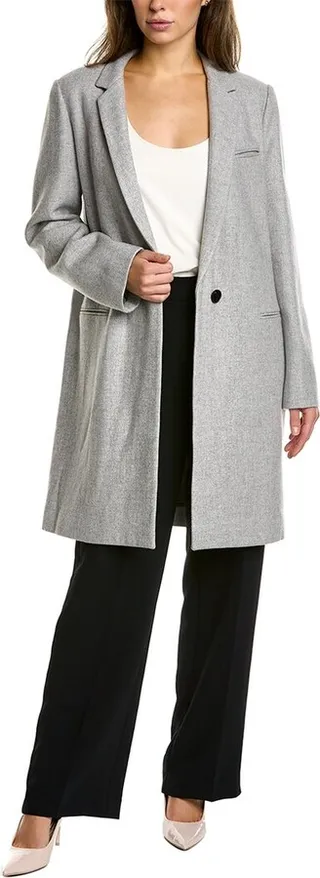 Lafayette 148 New York Marabela Wool-Blend Coat