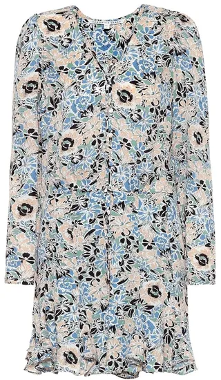 Riggins floral silk dress