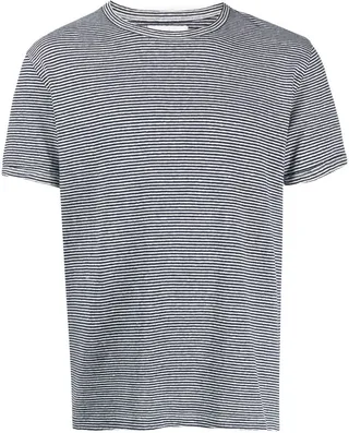 horizontal stripe pattern T-shirt