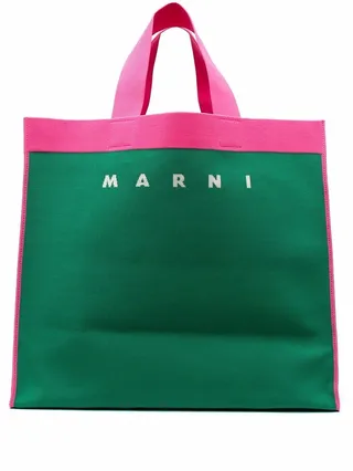 Logo-Printed Tote Bag