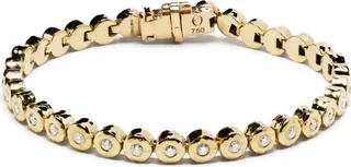 18K Yellow Gold Micro Nesting Gem Diamond Bracelet