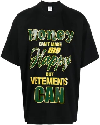 slogan-print cotton T-shirt