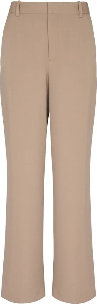 Straight-Leg Cut Trousers