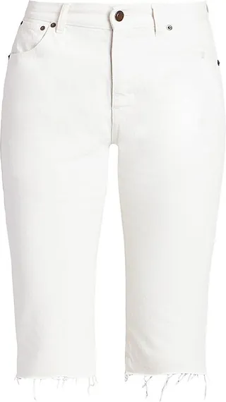 Raw Edge Bermuda Shorts