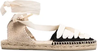 Jean lace-up espadrilles