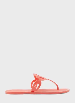 Audrie Jelly Flat Sandals