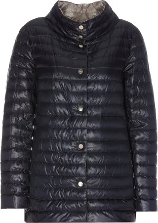 Herno Reversible Button-Up Padded Down Jacket
