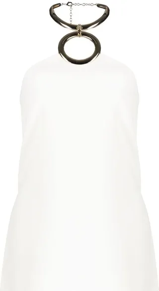Necklace-Collar Halterneck Top