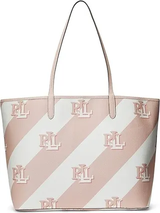 LAUREN Ralph Lauren Collins 36-Tote-Large (Light Pink) Handbags