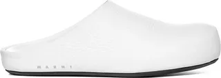 Marni Logo Print Slip-On Clogs