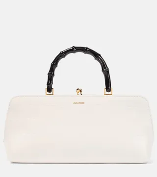 Goji leather tote bag