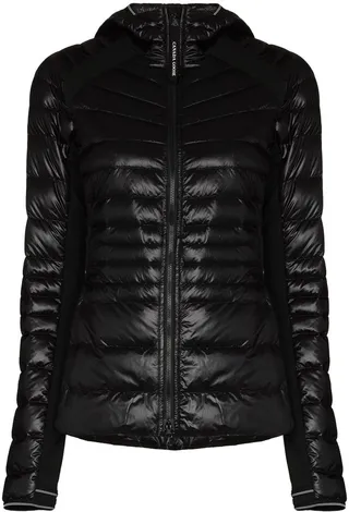 Hybridge packable puffer jacket