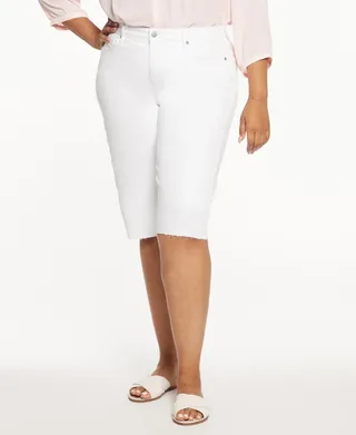 Nydj Plus Size Kristie 80's Bermuda Shorts