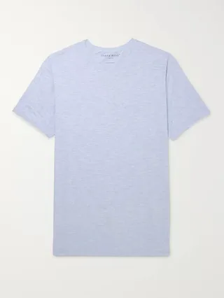 Ethan Mélange Stretch-Micro Modal Jersey T-Shirt