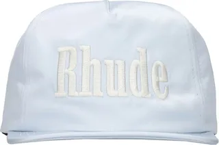 Rhude logo satin hat
