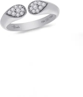 Bestow Pavé Diamond Open Ring