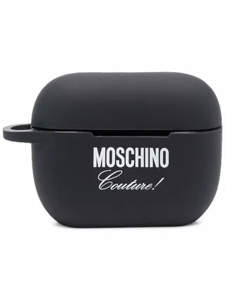 logo-print AirPods case