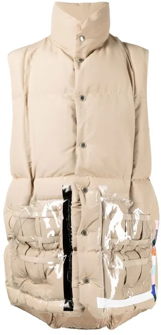 High-Neck Padded Gilet