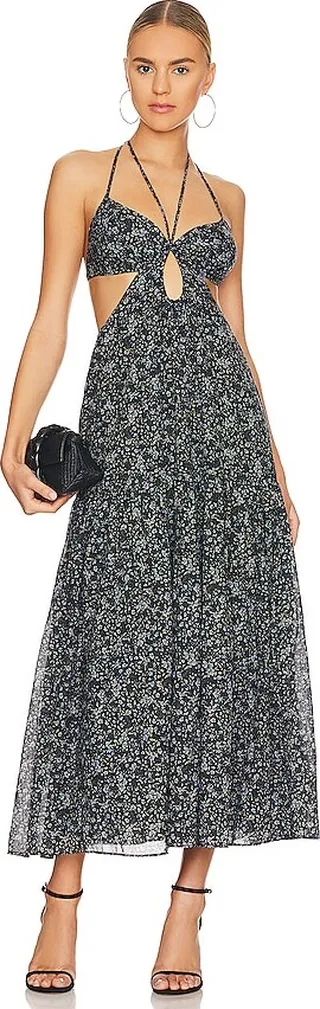 Denise Open Back Midi Dress