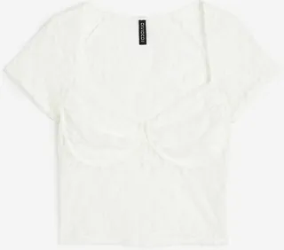 Gathered Bustier-style Top