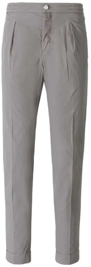 Kiton Mid-Waisted Straight Leg Trousers