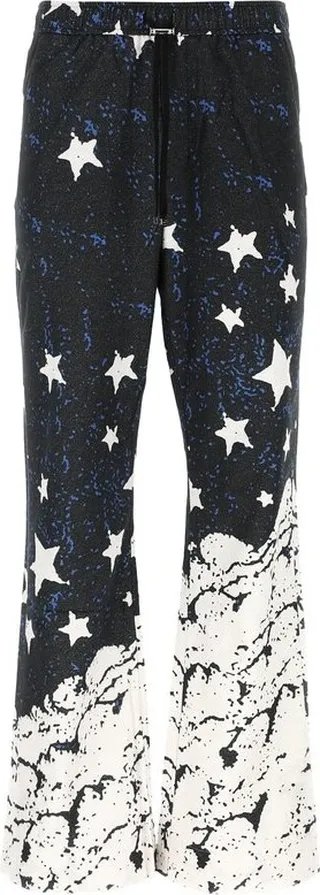 Amiri Graphic Printed Wide-Leg Pants
