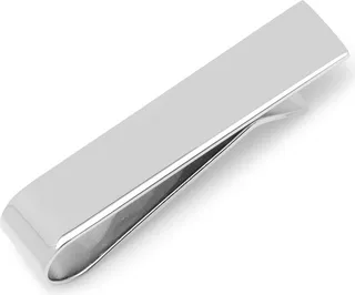 Cufflinks Inc. Ox and Bull Trading Co. Short Stainless Steel Engravable Tie Bar
