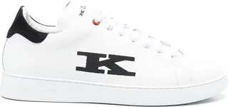 Logo-Embroidered Low-Top Sneakers