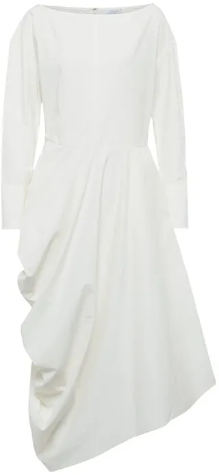 Holly cotton poplin midi dress